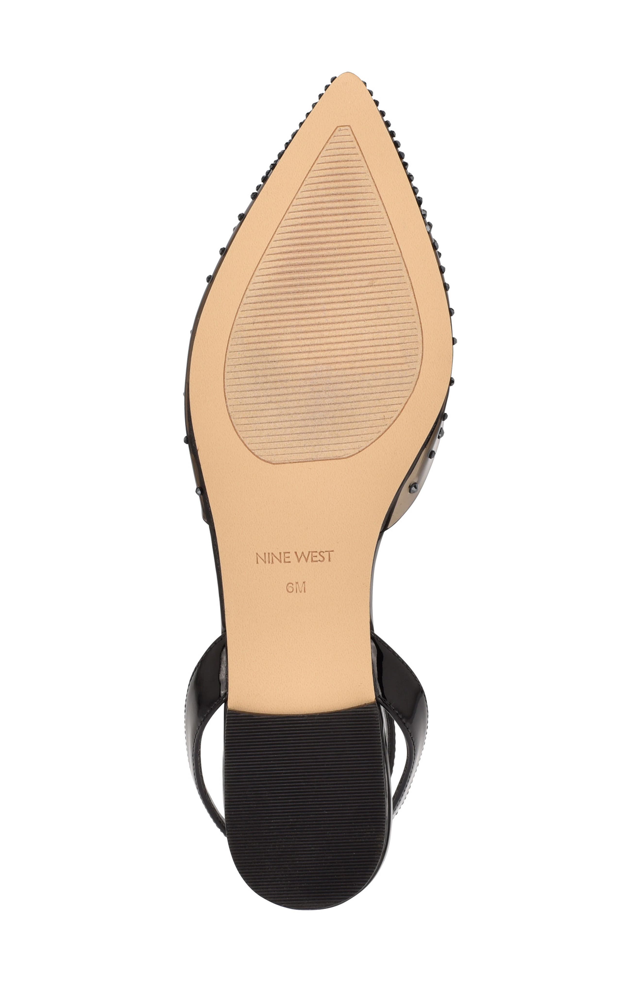 Nine West Briya Ankle Strap Flat, Alternate, color, 