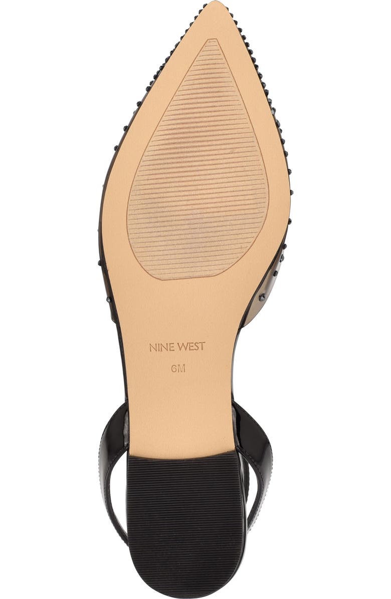 Nine West Briya Ankle Strap Flat, Alternate, color,