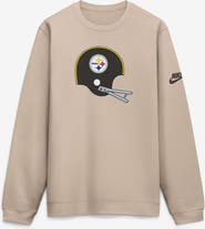 Nike Men's Nike Sand Pittsburgh Steelers I-Formation Rewind Club Crew Sweatshirt
