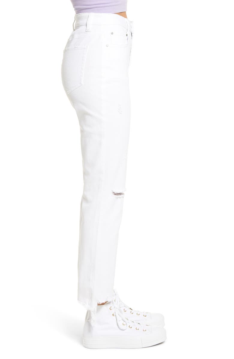 Tinsel Ripped Straight Leg Jeans, Alternate, color, 