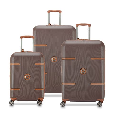 Odette Hardside Expandable 3 Piece 20" Carry On, 27" Medium Checked & 32" Large Checked Set