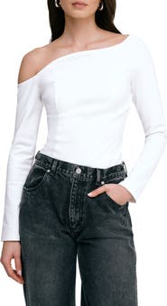 Marcella Sylvan One-Shoulder Top