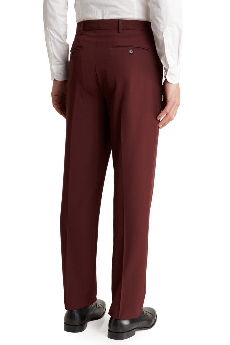 Anchor Dress Pants, Alternate, color, BURGUNDY