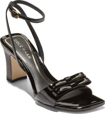 COLE HAAN Noella Bow リボン 太めヒール サンダル Cole Haan Noella Bow Ankle Strap Sandal (Women) | Nordstrom