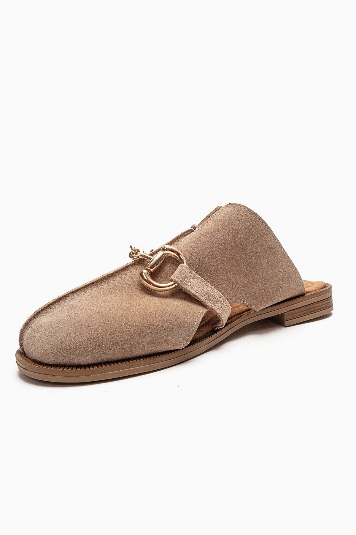 Favor Leather Mules, Alternate, color, Beige Suede
