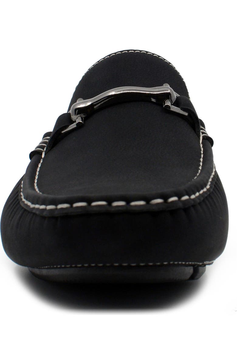 AKADEMIKS Bit Driving Loafer, Alternate, color, Black