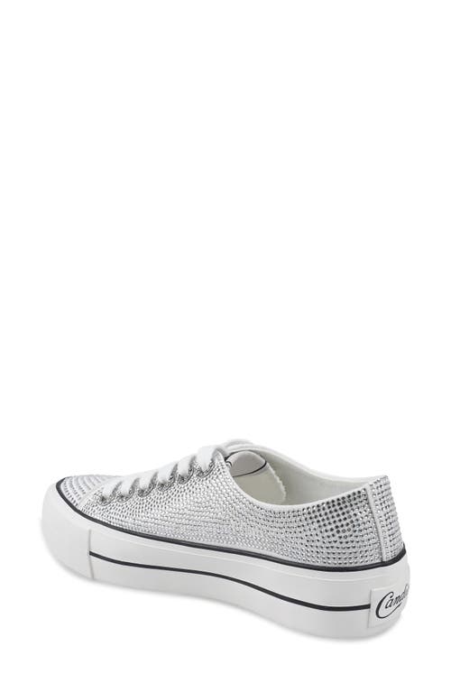 Candies Candie's Leann Low Top Platform Sneaker In Silver