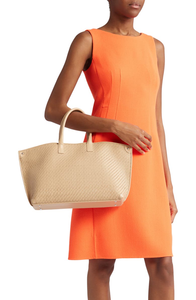 Akris Small AI Woven Leather Tote, Alternate, color, 234 Cordage