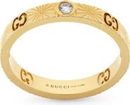 Gucci Icon Star Diamond Ring Band