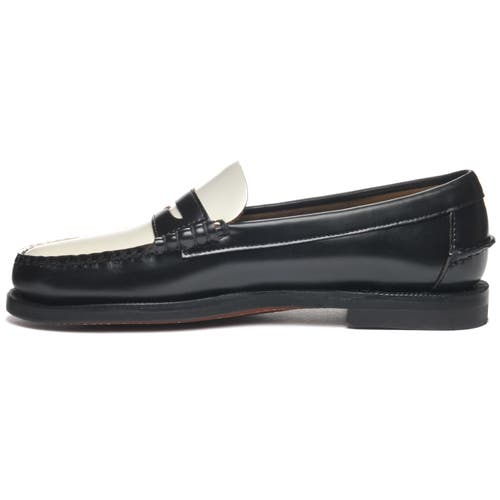 Sebago Classic Dan Smooth Leather Loafers In Black