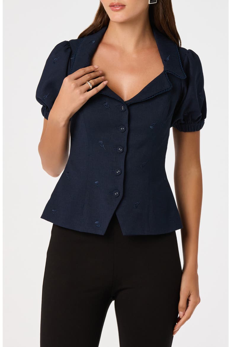 Anne Top, Main, color, NAVY
