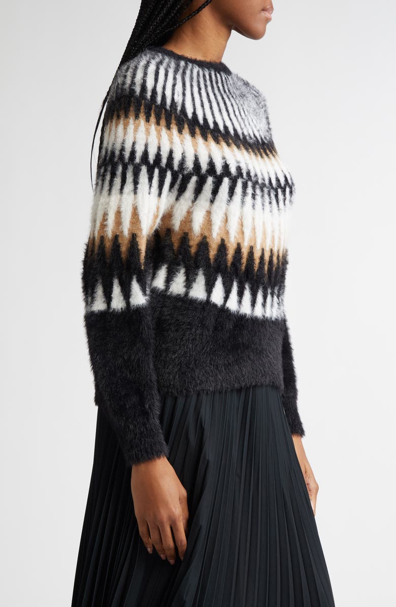 Reiss Indi Fuzzy Fair Isle Sweater, Alternate, color, 