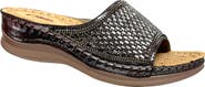 CHIC BY LADY COUTURE Rhinestone Wedge Slide Sandal