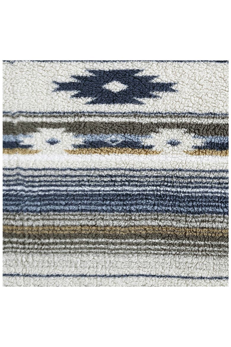 Coyote Sands Faux Shearling Throw Blanket, Alternate, color, BROWN