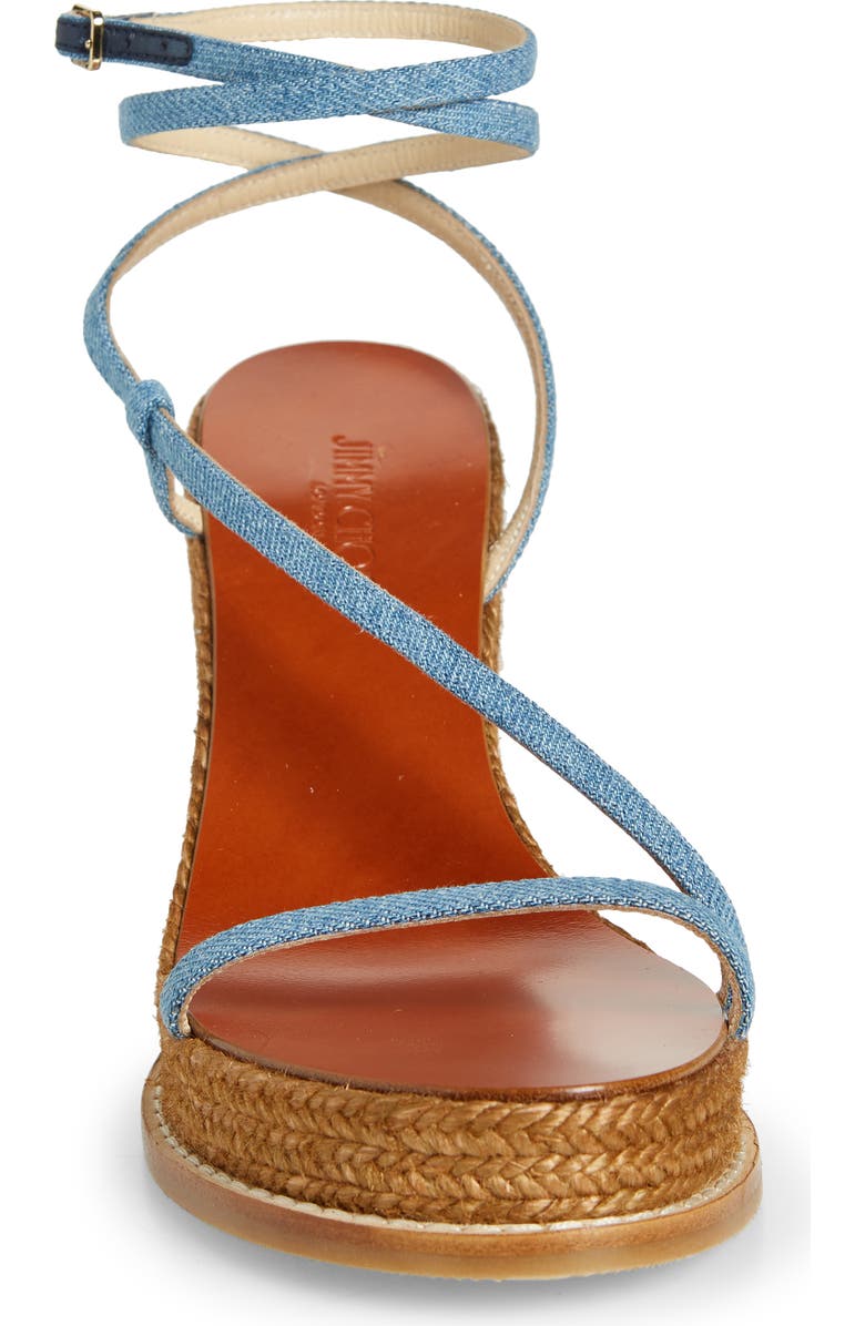 Jimmy Choo Danai Platform Wedge Sandal, Alternate, color,