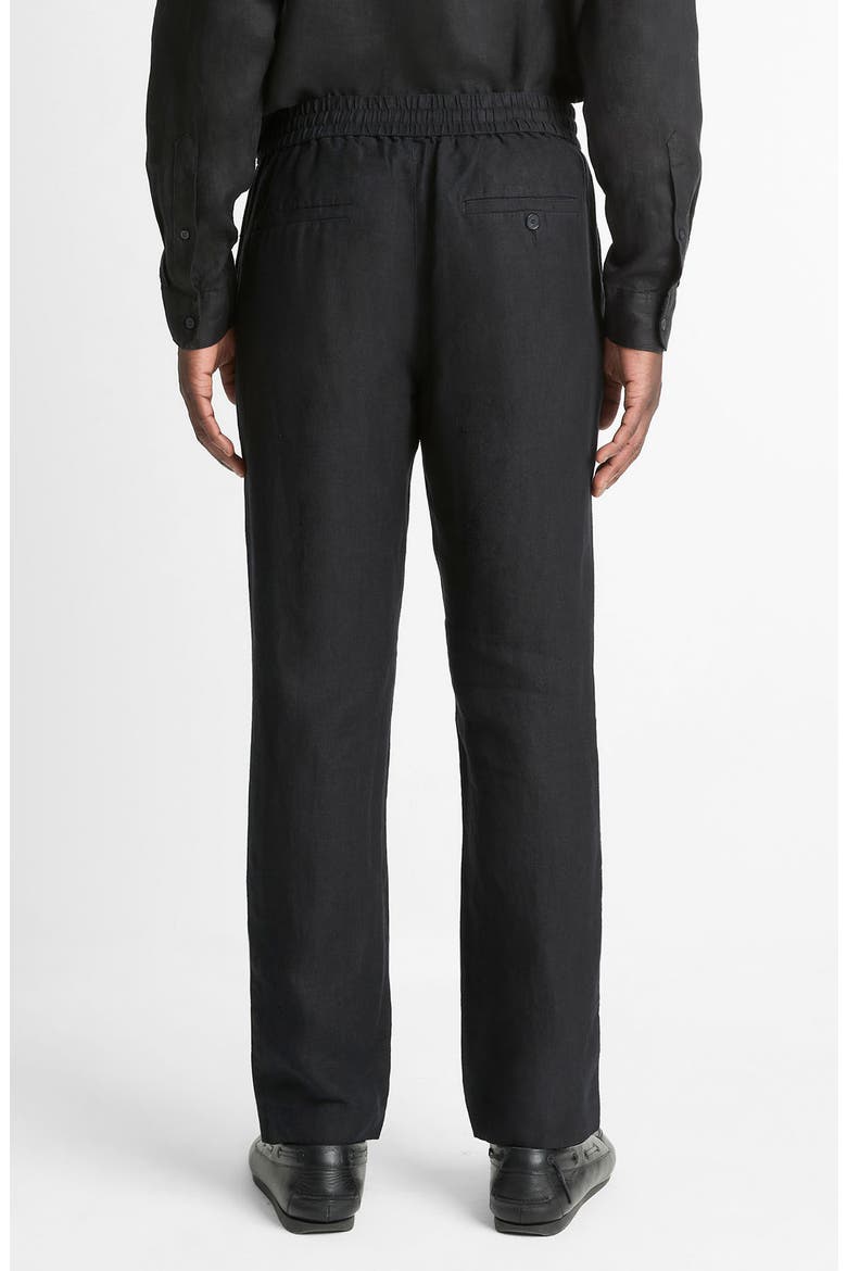 Lightweight Hemp Linen Pants, Alternate, color, BLACK