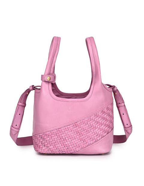 Lily Small Handwoven Everyday Leather Tote