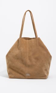 Bimba y Lola Large Split Leather Shopper Bag