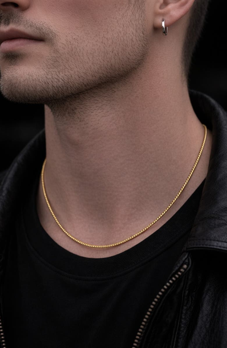 The M Jewelers Men's Cuban Chain Necklace, Alternate, color, Gold