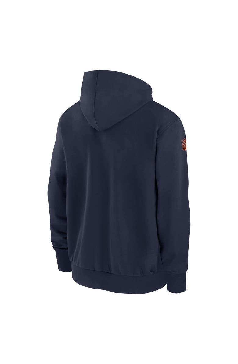 Nike Men's Nike Navy Denver Broncos Sideline Performance Full-Zip Hoodie Jacket, Alternate, color, 