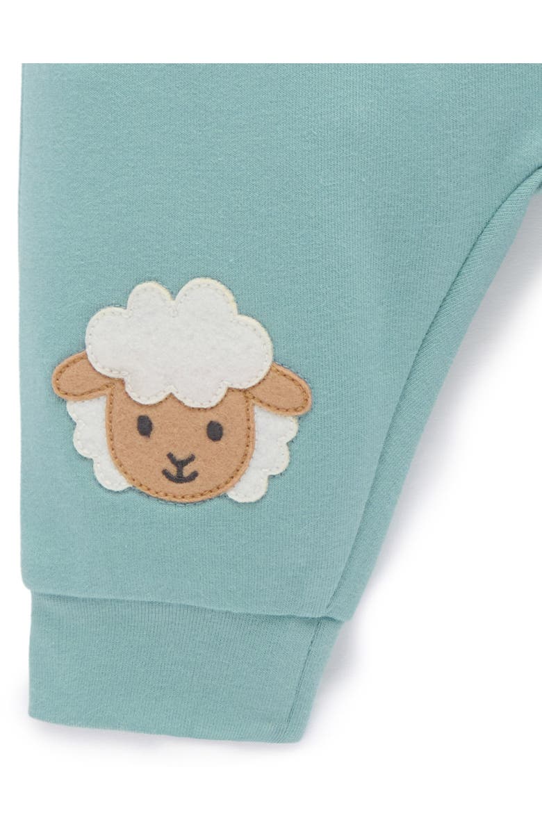 Purebaby Thick Legging, Alternate, color, Pea Green