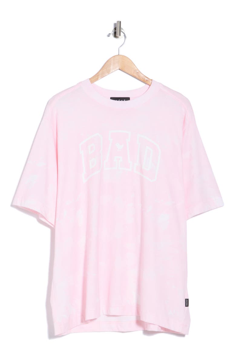 Varsity Bad Graphic T-shirt, Main, color, POINTED FLOWERS FROSTY PETAL