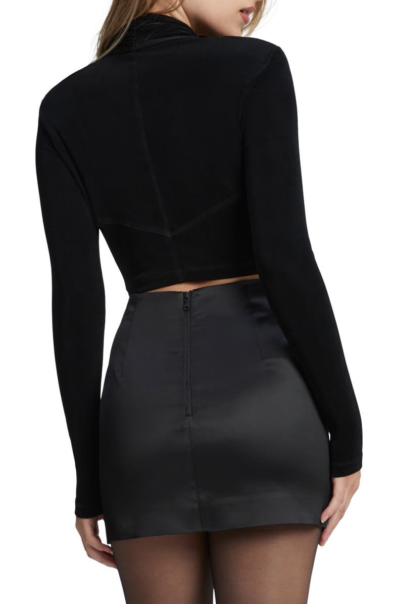 Bardot Wren Wrap Crop Top, Alternate, color, 