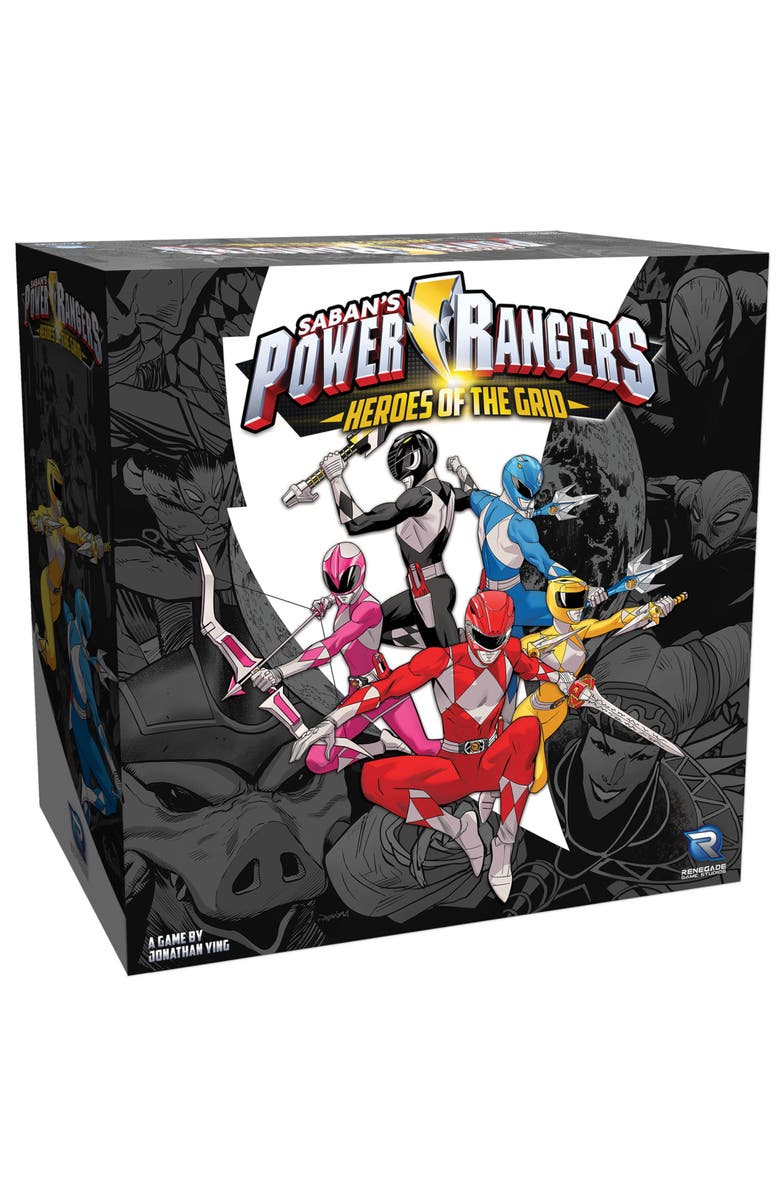 Renegade Game Studios Power Rangers Heroes of the Grid Game, Main, color, Multicolored