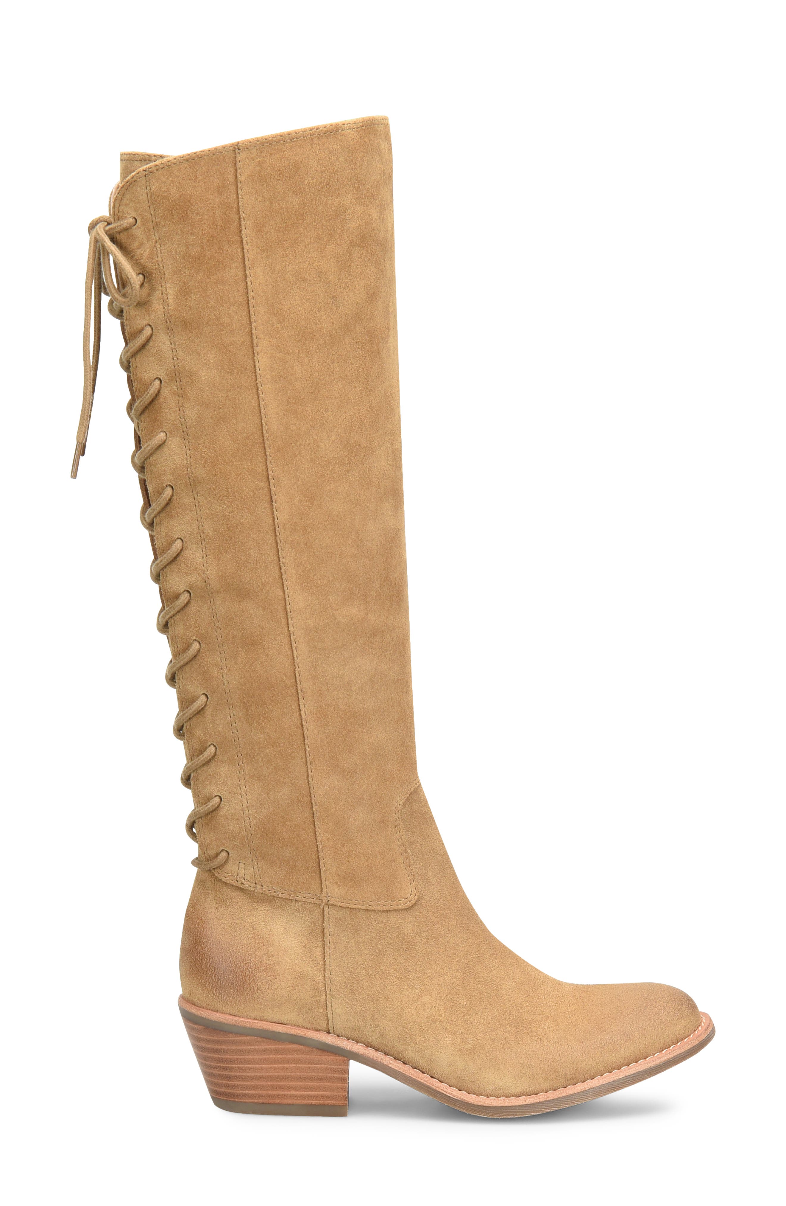 Sharnell Water Resistant Knee High Boot, Alternate, color, HAZELWOOD