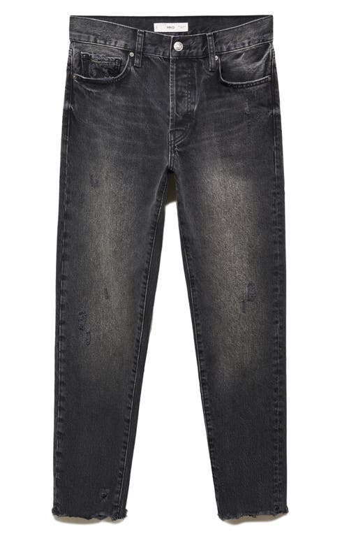 Mango Low-rise Mom Jeans Black Denim