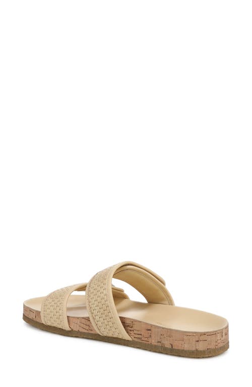 Veronica Beard Percey Slide Sandal In Natural