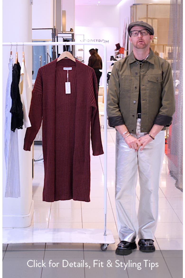 Jasmia Rib Longline Cardigan video