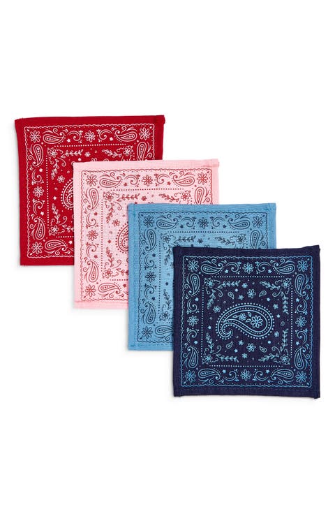 Bandana Set of 4 Cocktail Napkins