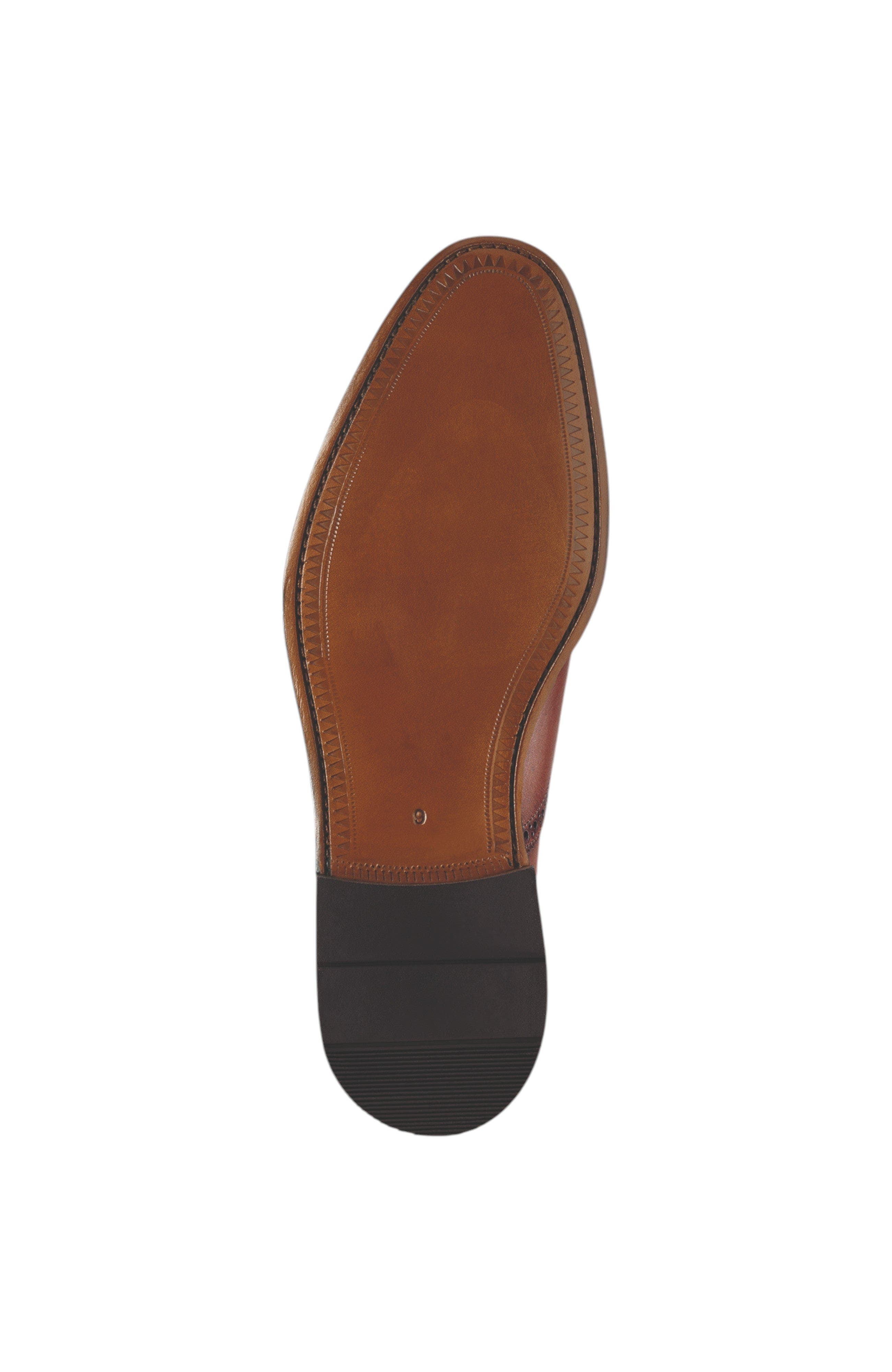 Leather Oxford Brogue Shoes, Alternate, color, Chestnut Brown