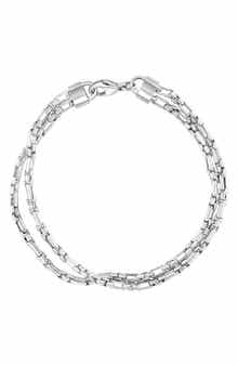 EFFY Sterling Silver Double Chain Bracelet