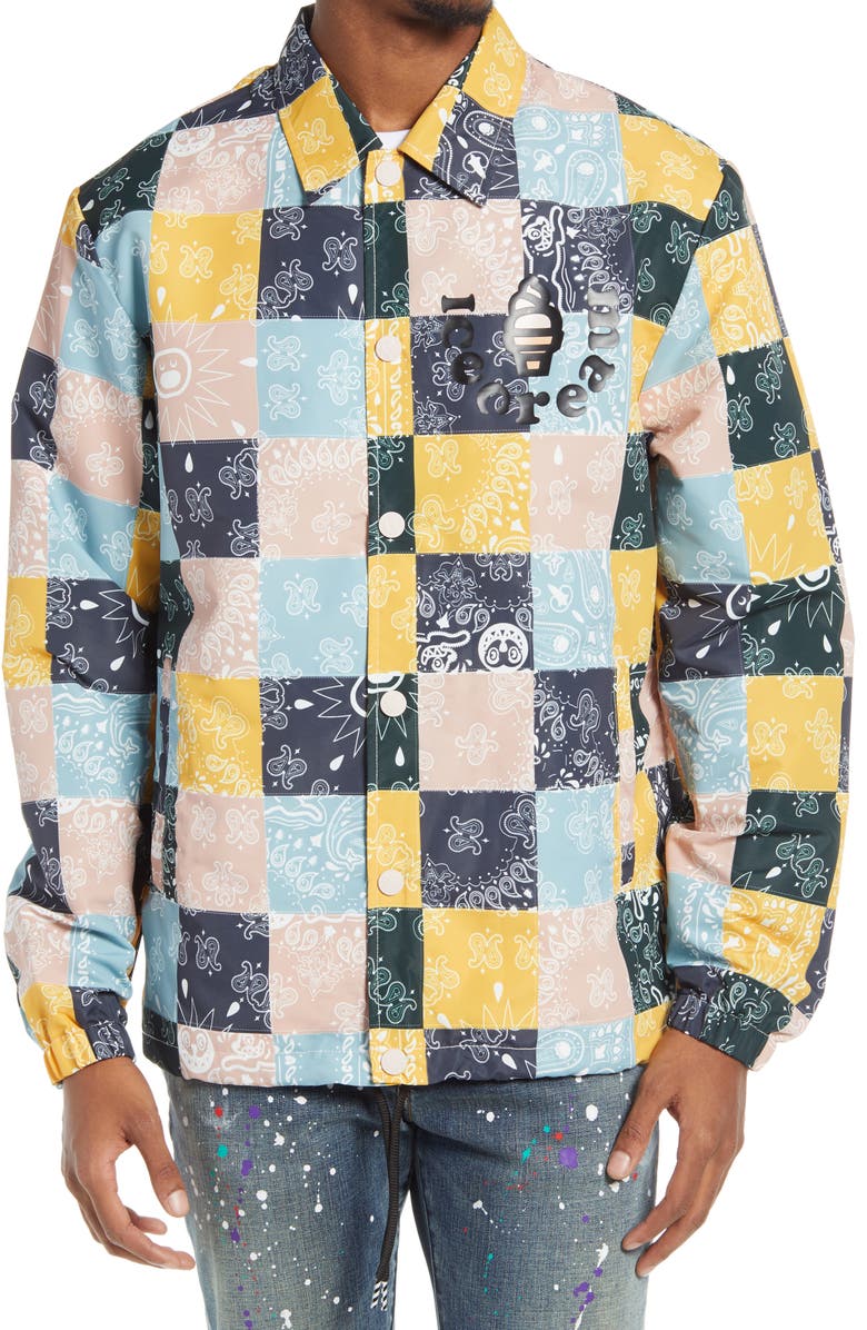 ICECREAM Creamery Coach Jacket, Alternate, color,