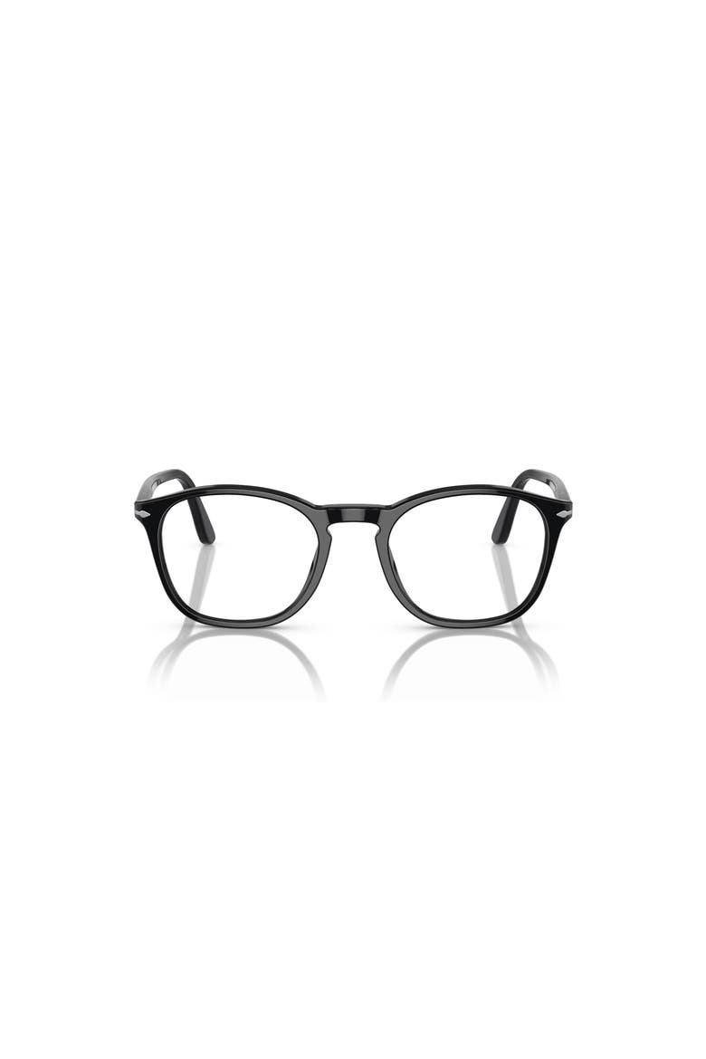 52mm Square optical glasses, Alternate, color, Black