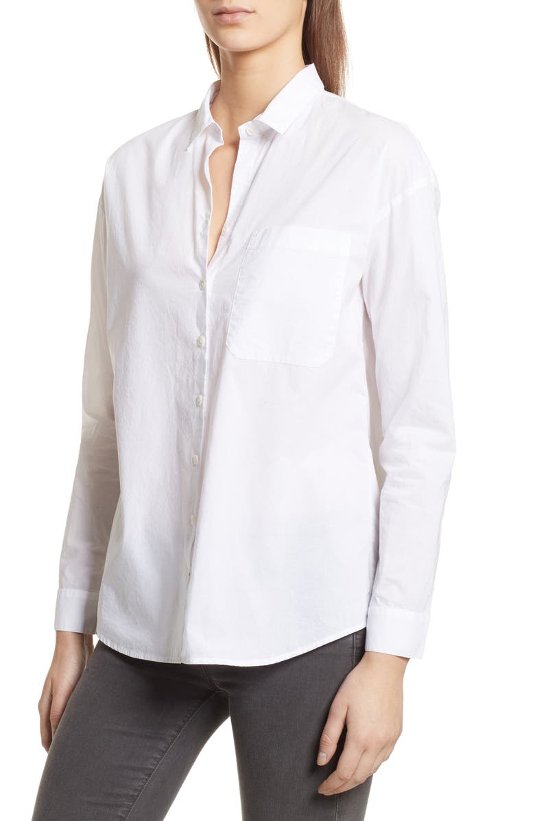 ATM Anthony Thomas Melillo Cotton Poplin Boyfriend Shirt, Alternate, color,