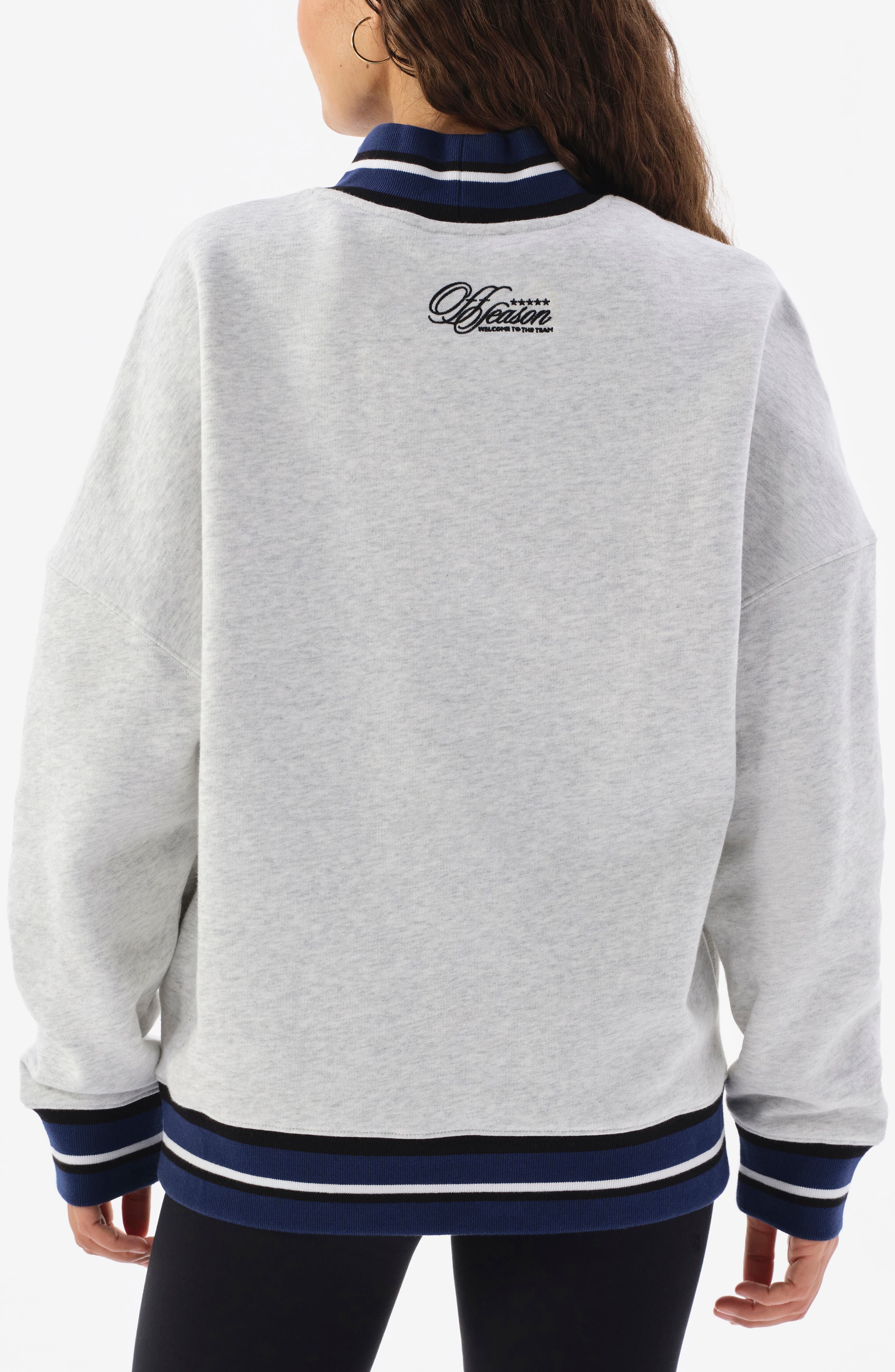 Off Season Philadelphia Eagles Mock Neck Graphic Sweatshirt (Women ...
