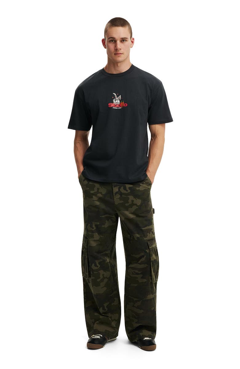 Cotton On Men's Everyday Fit Graphic T-Shirt, Alternate, color, Washed Black  Carrots