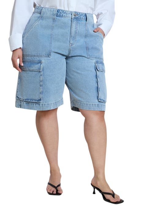 Cargo Denim Bermuda Short
