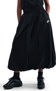 Nike Sportswear Bubble Hem Water Repellent Midi Skirt
