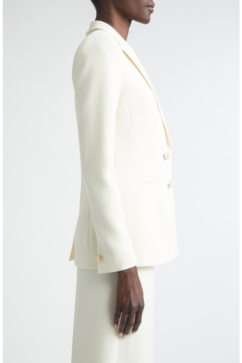 Palais Stretch Double Breasted Blazer, Alternate, color, ECRU