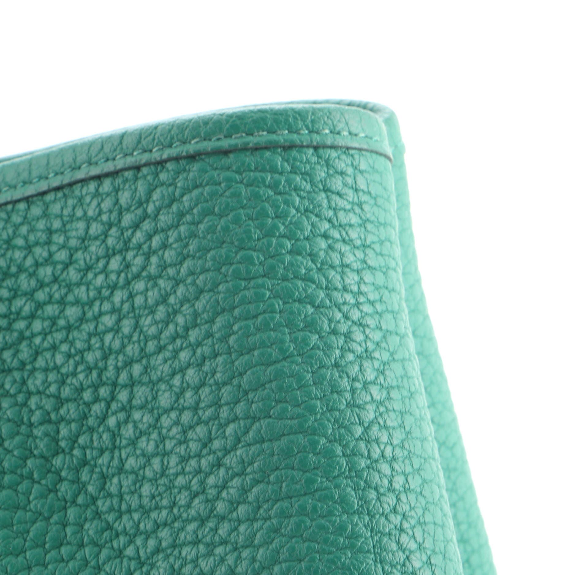 Garden Party Tote Leather 30, Alternate, color, Green