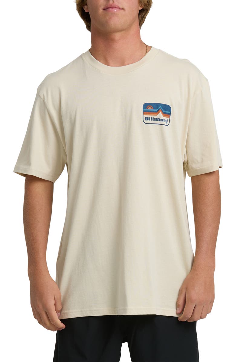 Billabong Range Organic Cotton Graphic T-Shirt, Main, color, Oatmeal