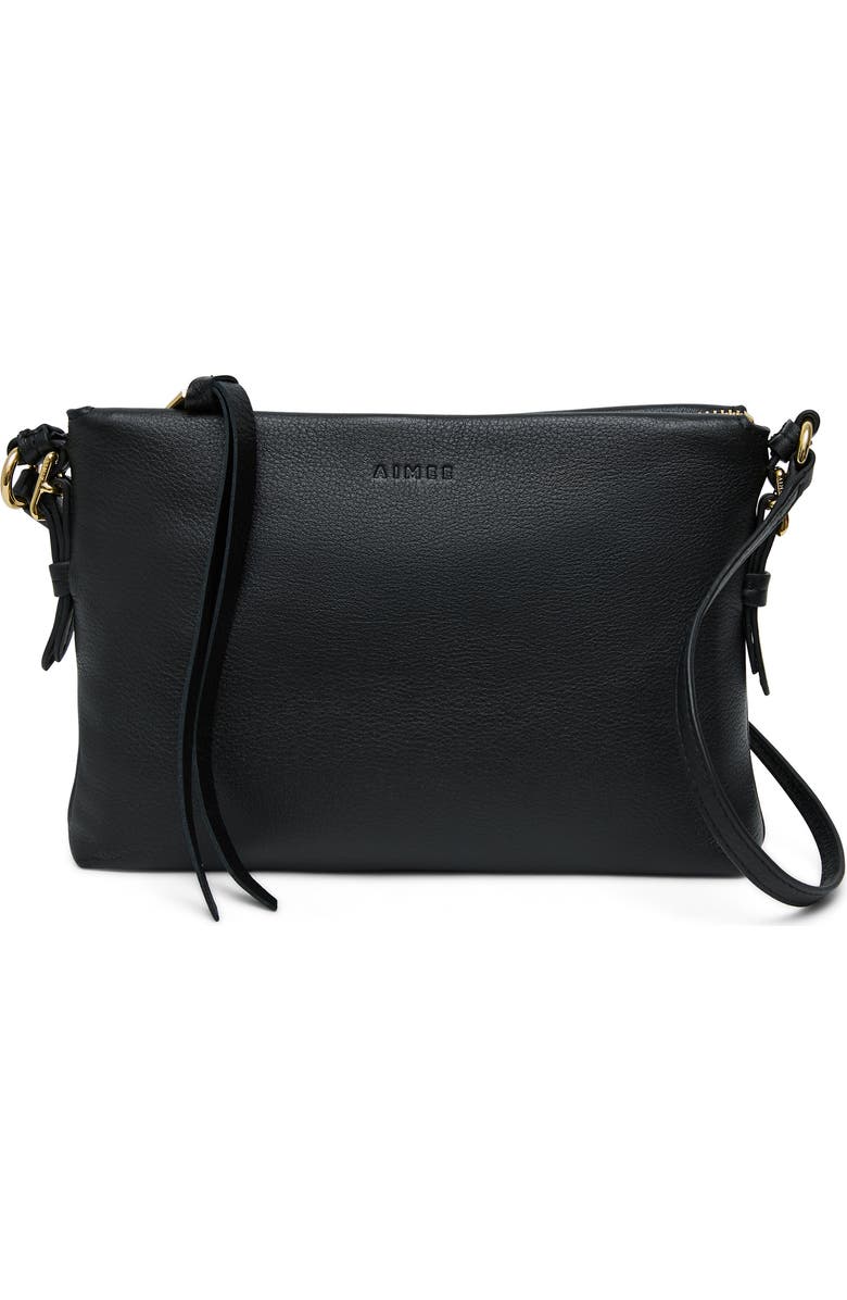 AIMEE Gramercy Leather Crossbody Bag, Main, color,