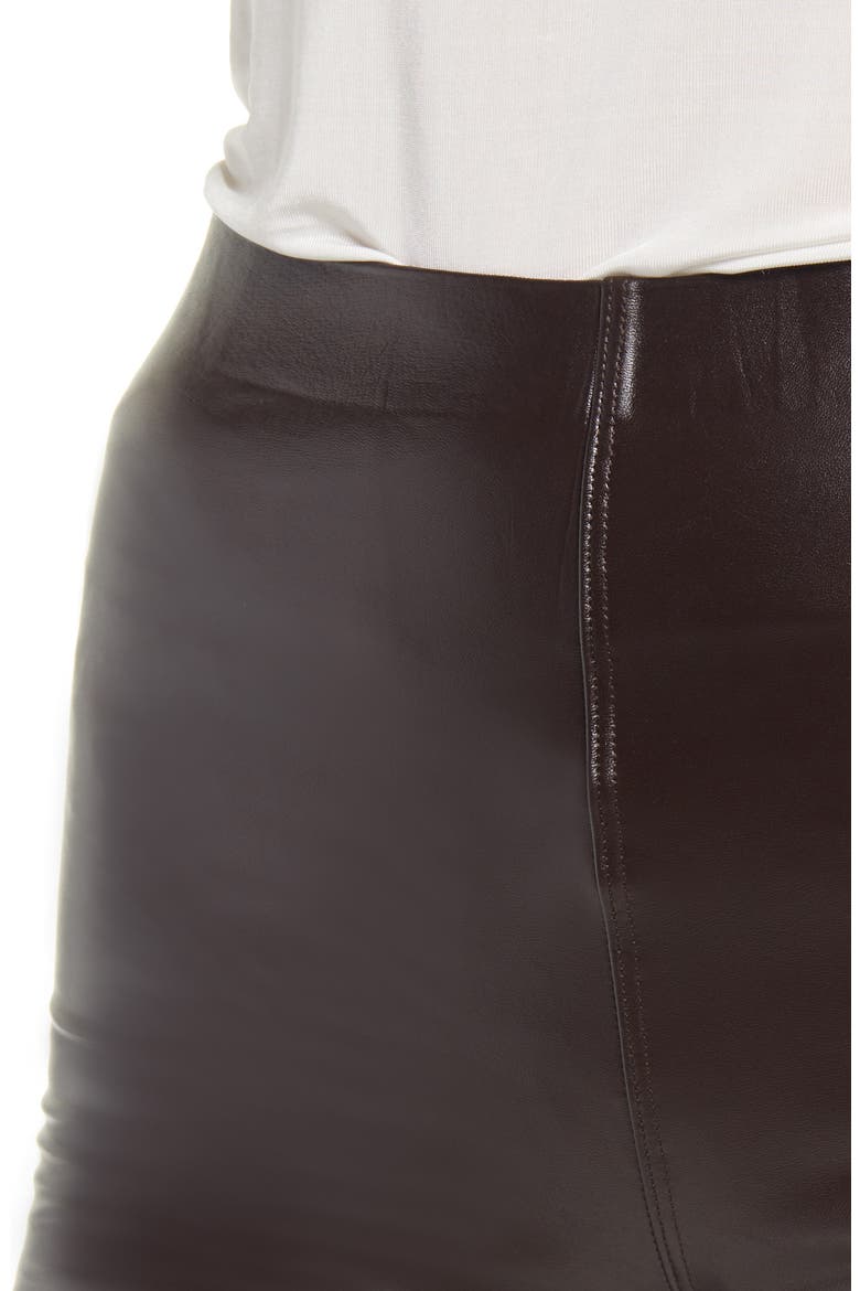 Faux Leather High Waist Leggings, Alternate, color, ESPRESSO