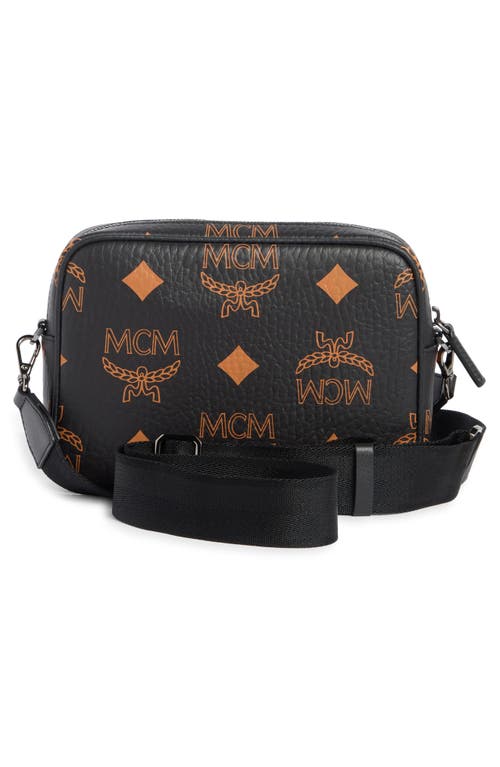 Mcm Aren Crossbody Bag In Black