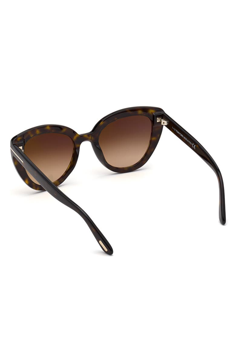 TOM FORD Izzi 53mm Cat Eye Sunglasses, Alternate, color, 