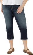 Silver Jeans Co. Avery Curvy High Waist Capri Jeans